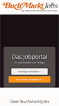 Mobile Screenshot of buchmarktjobs.de